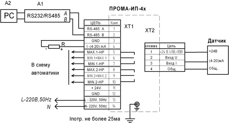 proma-ПРОМА-ИП-010-4Х_вариант подключения датчика с токовым выходным сигналом.jpg